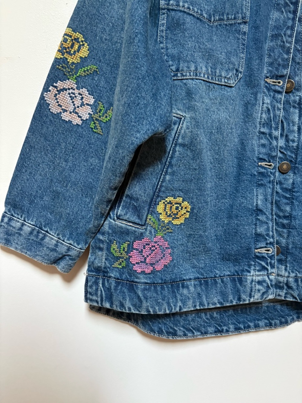 NWOT Free People We The Free Madison City Embroidered Jacket Size XS - Picture 6 of 15